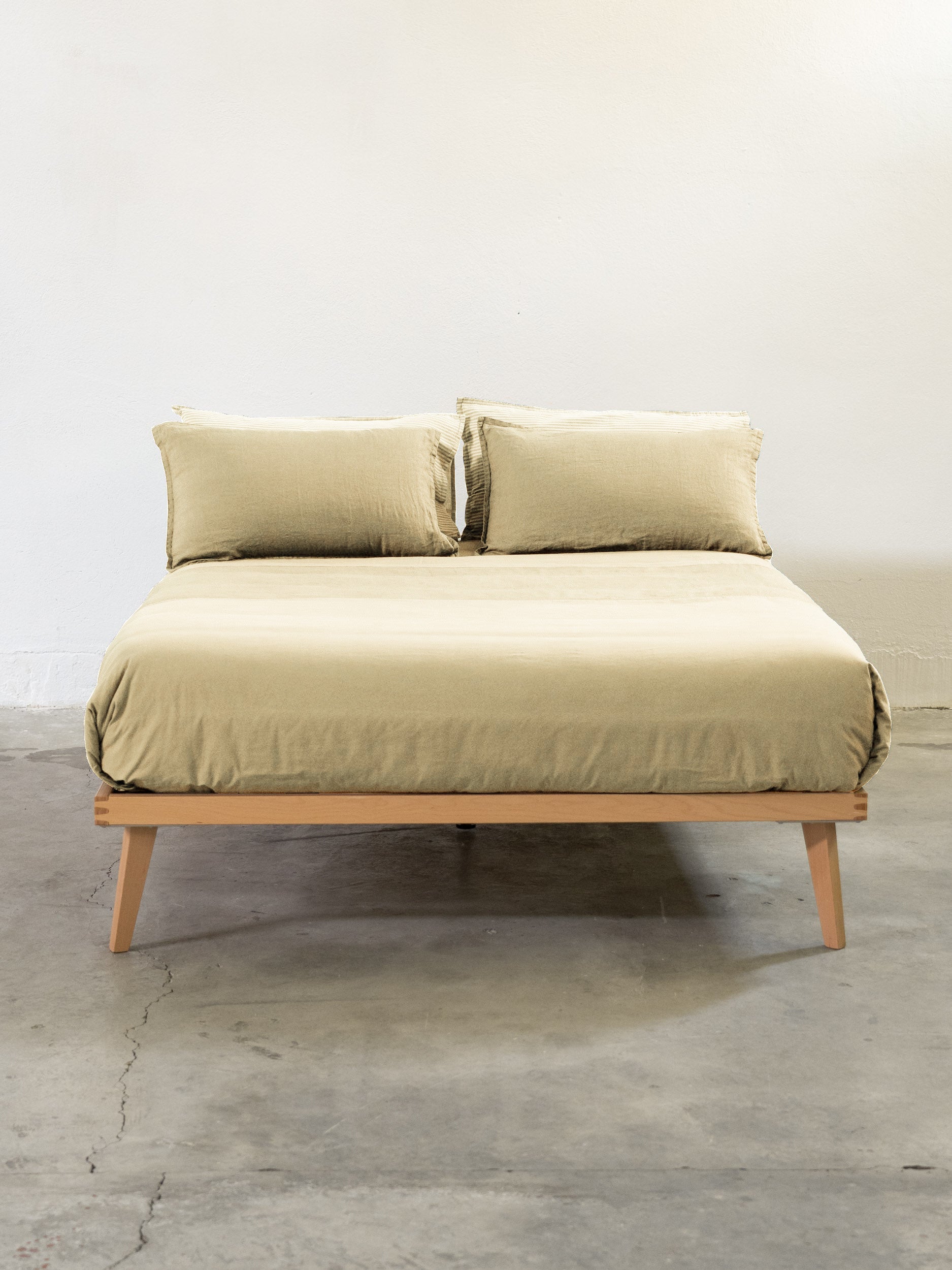 POPUP Parure Copripiumino No-Stiro Lino/Cotone NIRANO Letto Moreali Tessile Casa Piazza e Mezzo Corda