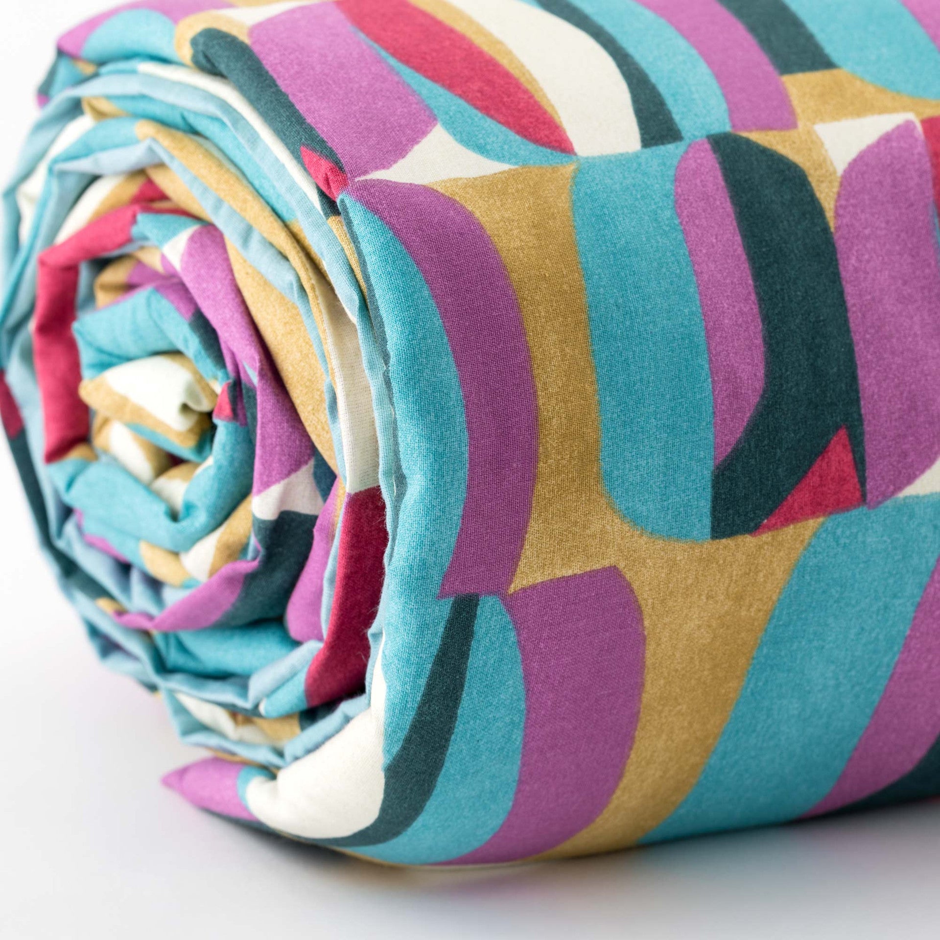 Parure Copripiumino Cotone Stampato Gin Letto Riviera