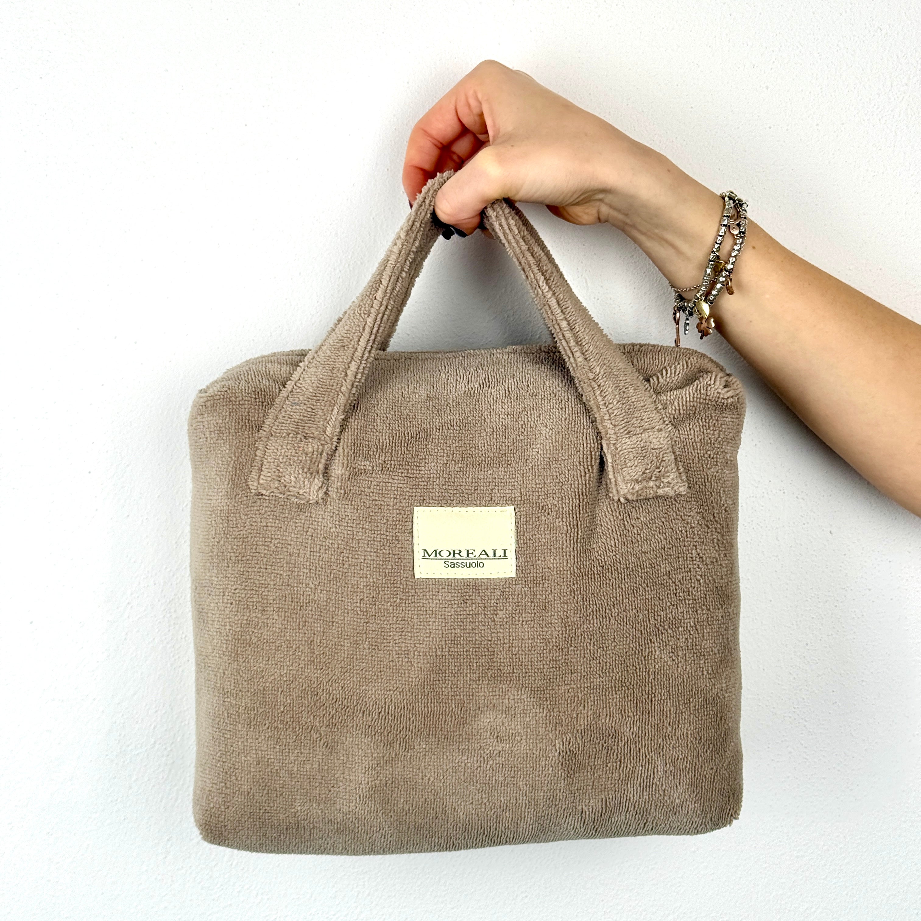 Telo Doccia + Bag BAMBOO Bagno Moreali Tessile Casa 100 x 180 Deserto