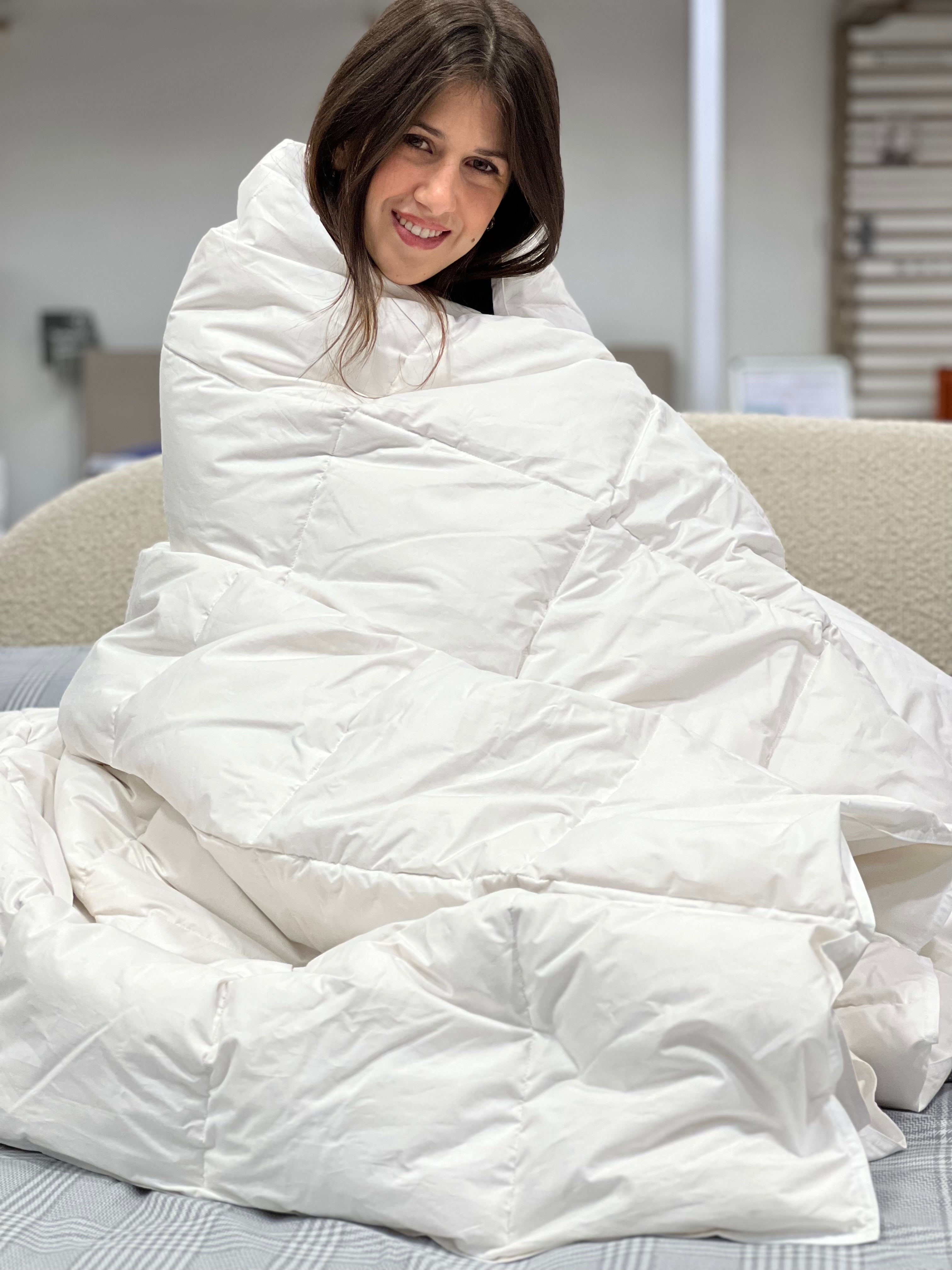 Piumino d'oca Vergine Tencel Premium Letto Kauffmann x Moreali