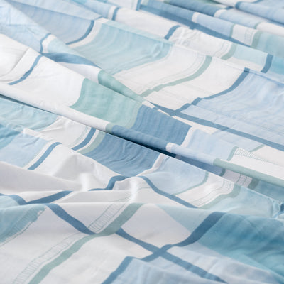 Completo Lenzuola Cotone Stampato JURI Letto Riviera