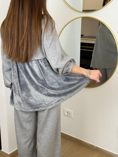 Blusa Inserto Ciniglia ANTONELLA Abbigliamento Moreali Tessile Casa