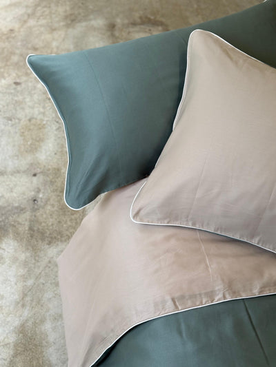 Parure Copripiumino Raso di Cotone Double Letto Moreali Tessile Casa