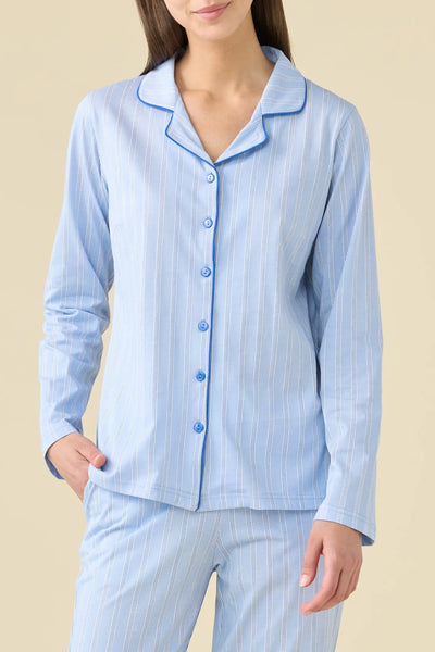 Pigiama Donna Lungo Aperto PROFILI Abbigliamento Moreali Tessile Casa