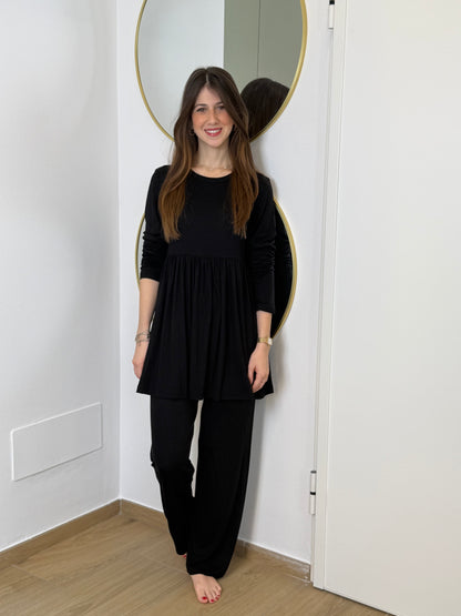 Pigiama Donna Taglio Sartoriale Abbigliamento Moreali Tessile Casa