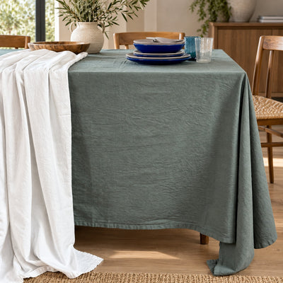 Tovaglia No-Stiro Cotone STONE Cucina Moreali Tessile Casa 150 x 180 Antracite