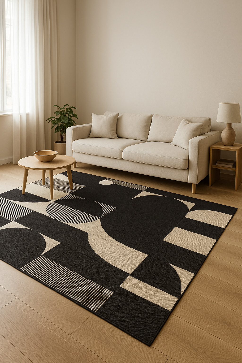 Tappeto In&Outdoor Tatoo Soggiorno Moreali Tessile Casa 120 x 170 Nero