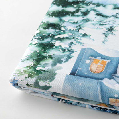 Tovaglia Twill Cotone Antimacchia WHITE CHRISTMAS