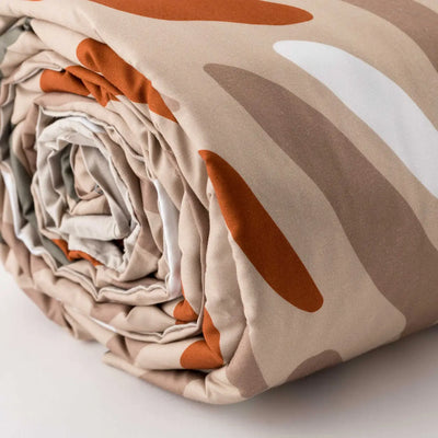 Parure Copripiumino KIDS Percalle Stampato Ciuffi Letto Riviera