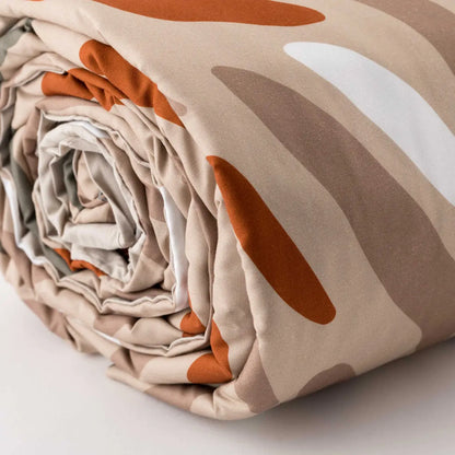 Parure Copripiumino KIDS Percalle Stampato Ciuffi Letto Riviera