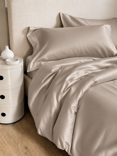 PROMO COMBO: Parure Copripiumino Raso Unito HOTELLERIE