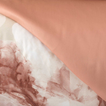 Parure Copripiumino Raso 300TC Stampa Digitale Hellebro Letto Reevèr