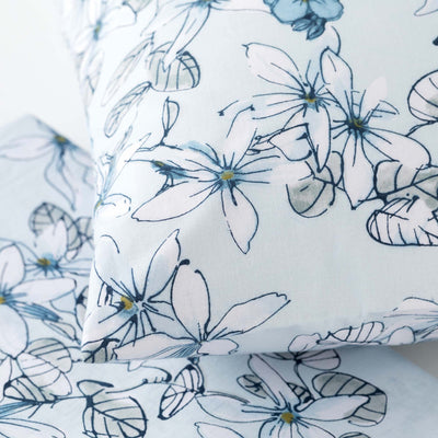 Completo Lenzuola Cotone Stampato Zoe Letto Riviera