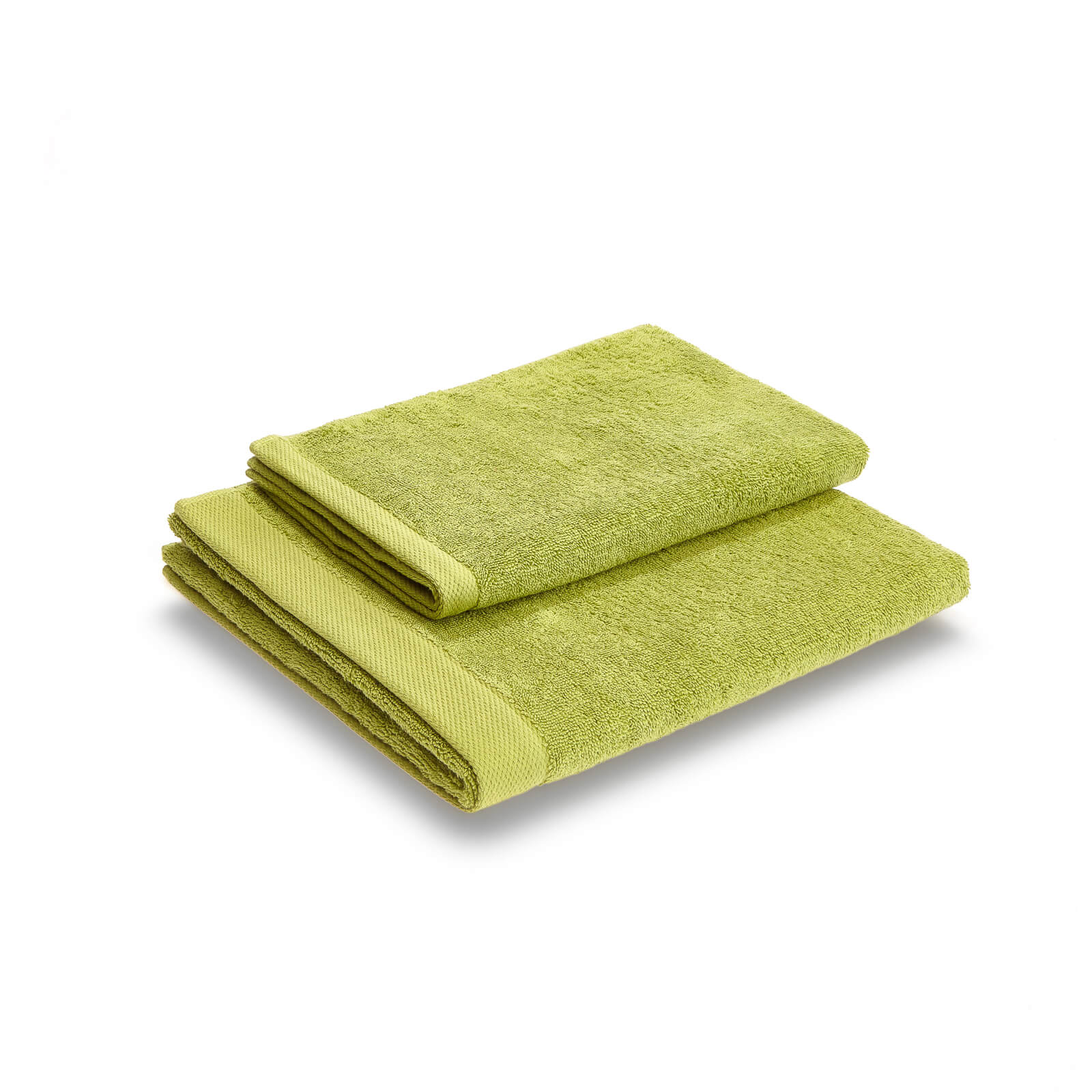 Set Asciugamani Cotone Americano MIKADO Bagno Cogal 60 x 100 / 40 x 60 Verde