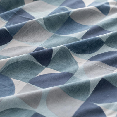 Completo Lenzuola Cotone Stampato Cassio Letto Riviera