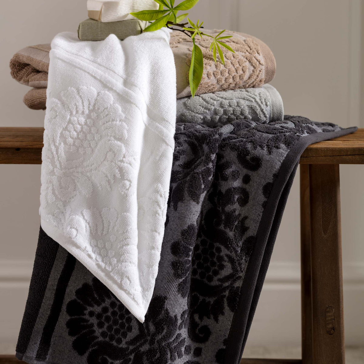Set Asciugamani Jacquard SAVOY Bagno Riviera