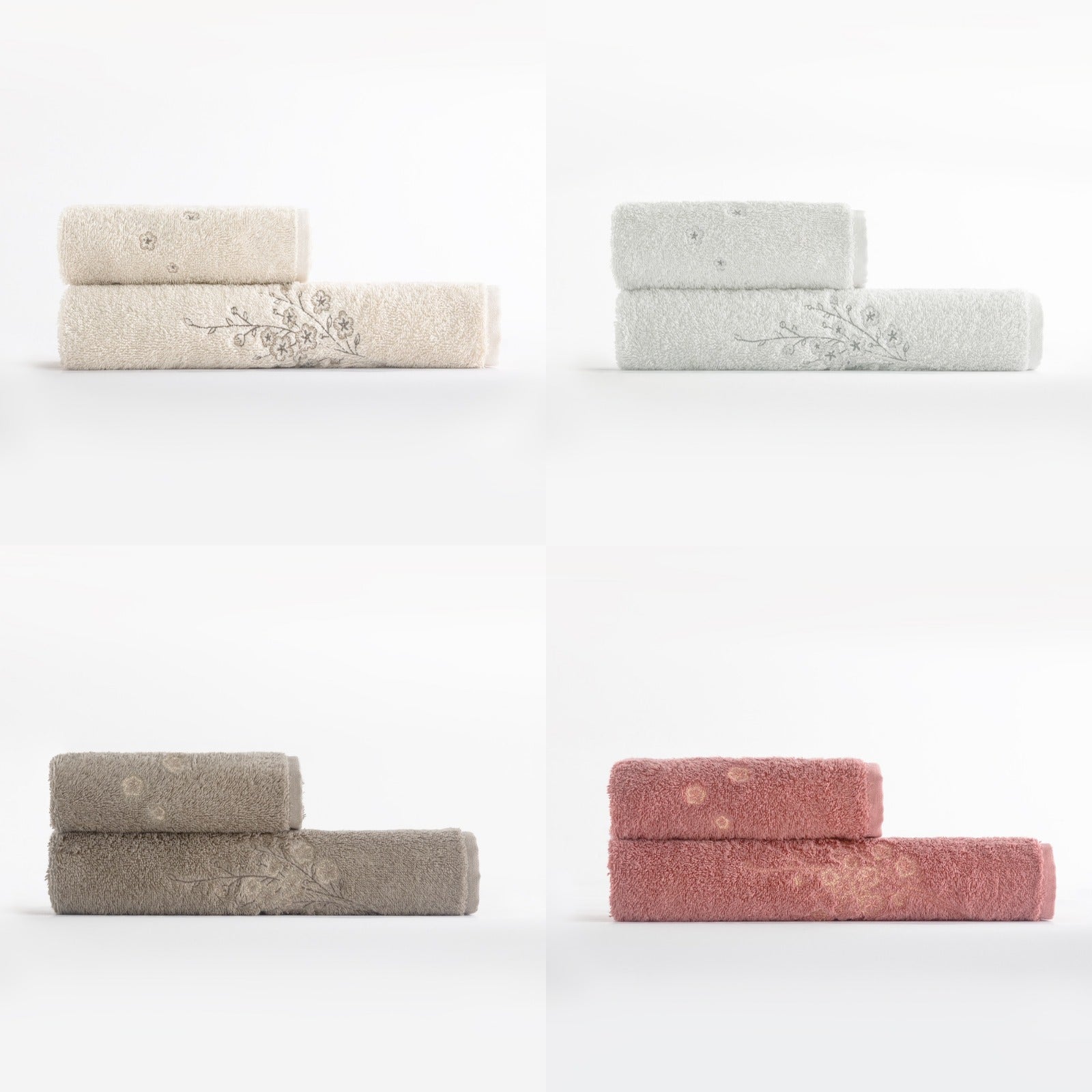 Set Asciugamani Ricamato FIRENZE Bagno Galizzi