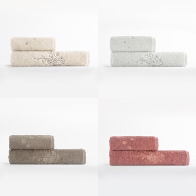 Set Asciugamani Ricamato FIRENZE Bagno Galizzi