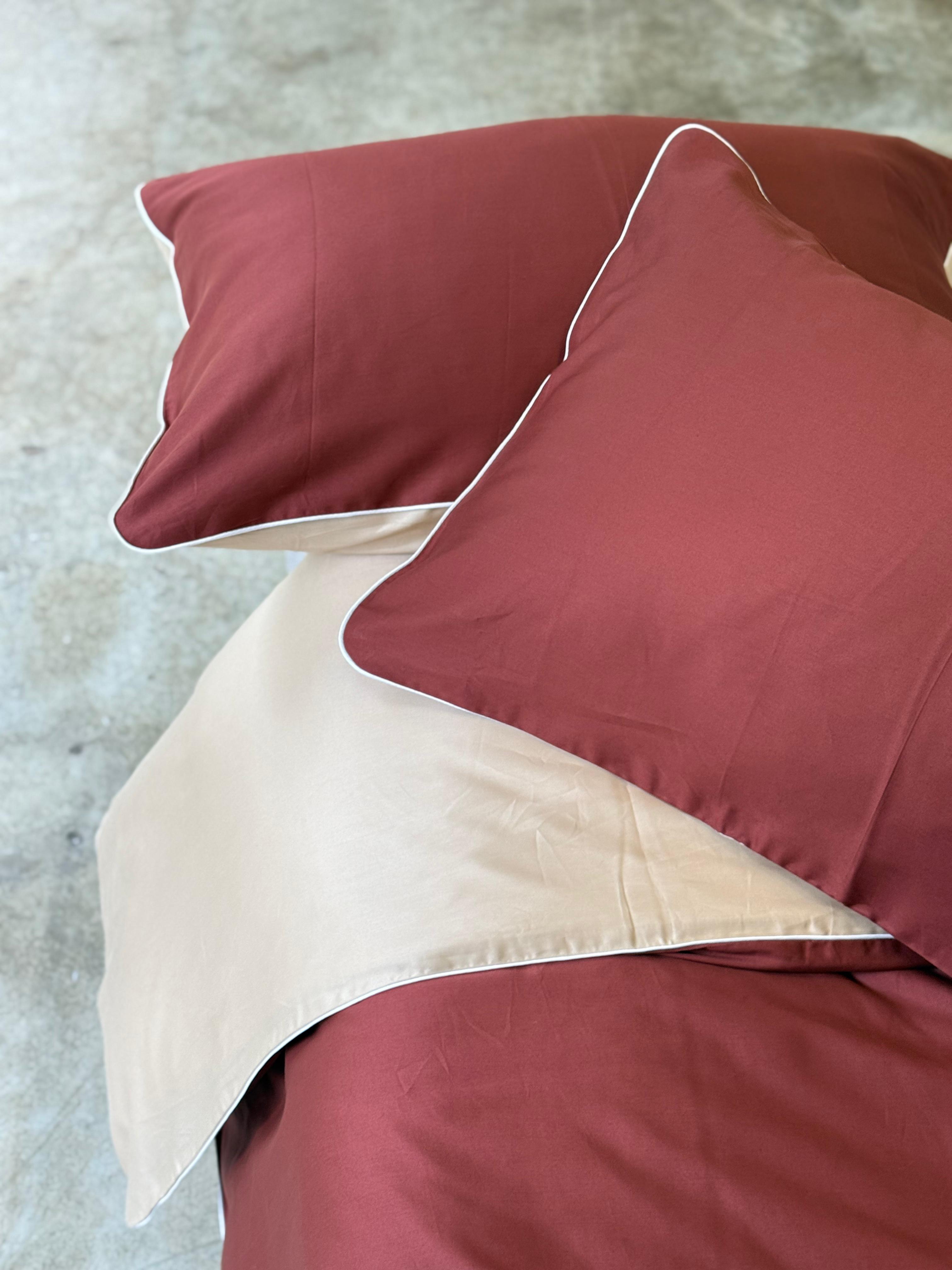 Parure Copripiumino Raso di Cotone Double Letto Moreali Tessile Casa