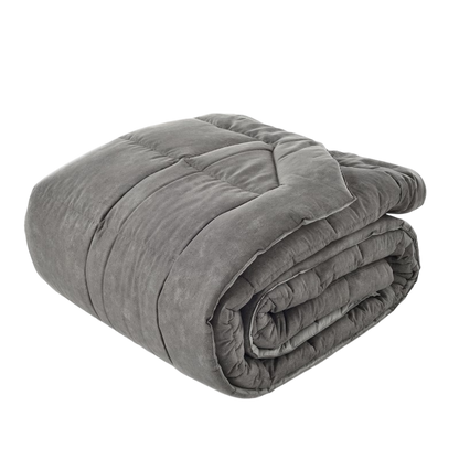 Trapunta Percalle Galuchat Letto Fazzini 270 x 270 Grigio