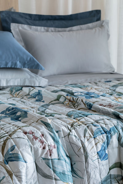 Trapuntino in Raso 300TC Stampa Digitale PREZIOSA Letto Reevèr