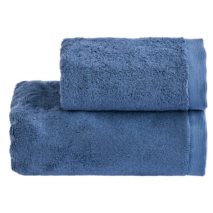 Set Asciugamani Super Soft ABBRACCIO Bagno Moreali Tessile Casa 60 x 100 / 40 x 60 Blu