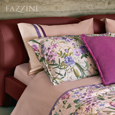 Trapuntino Raso 300TC VANITAS Letto Fazzini Matrimoniale 270 x 270 Lavanda