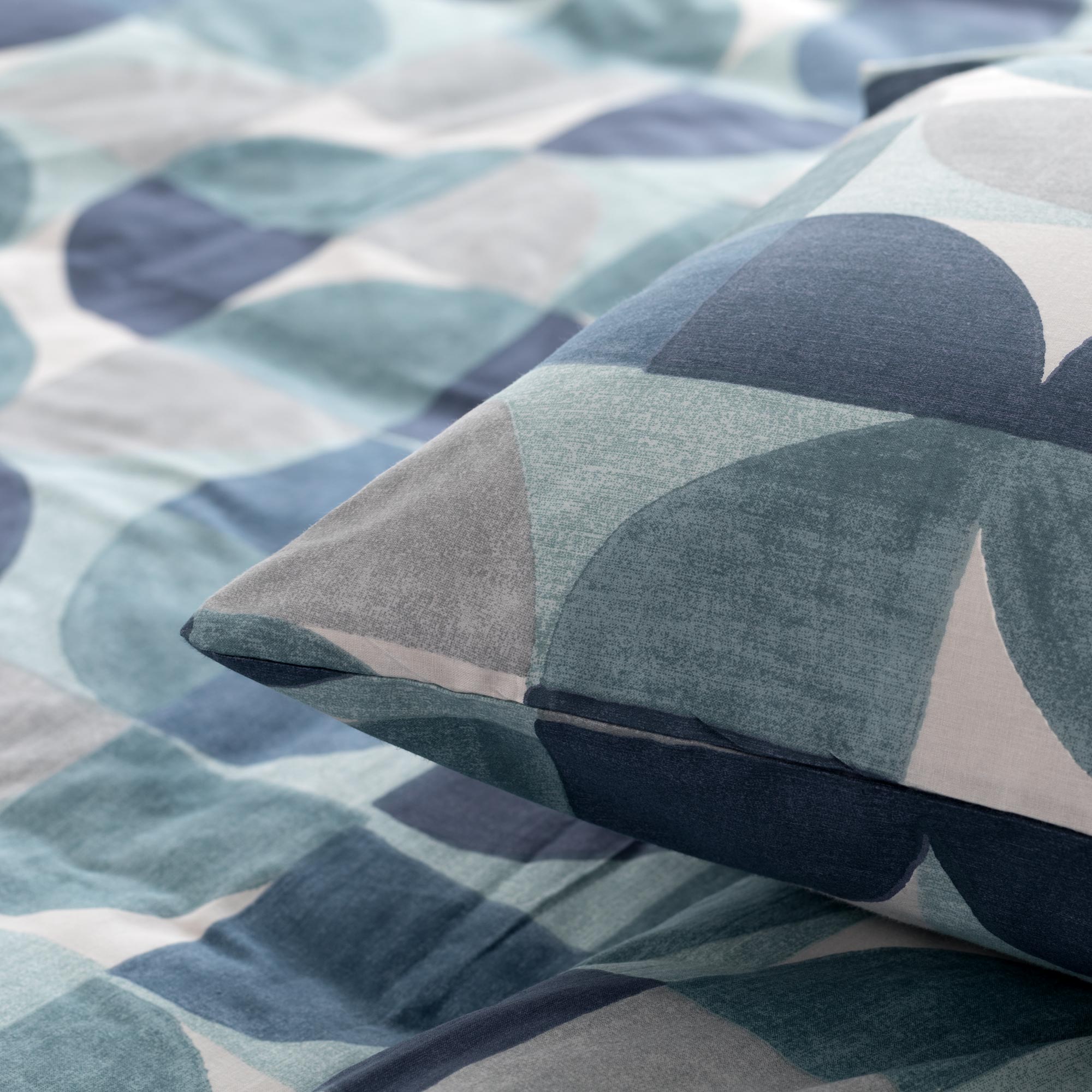 Parure Copripiumino Cotone Stampato Cassio Letto Riviera