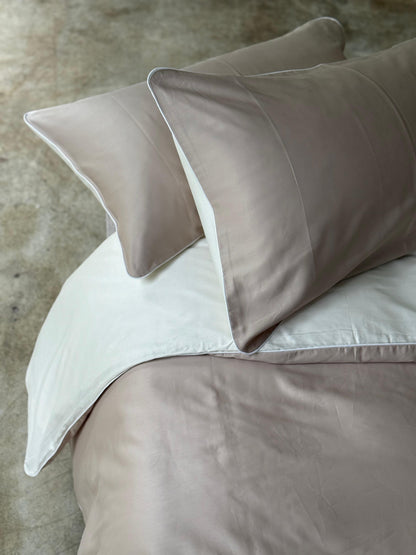 Parure Copripiumino Raso di Cotone Double Letto Moreali Tessile Casa