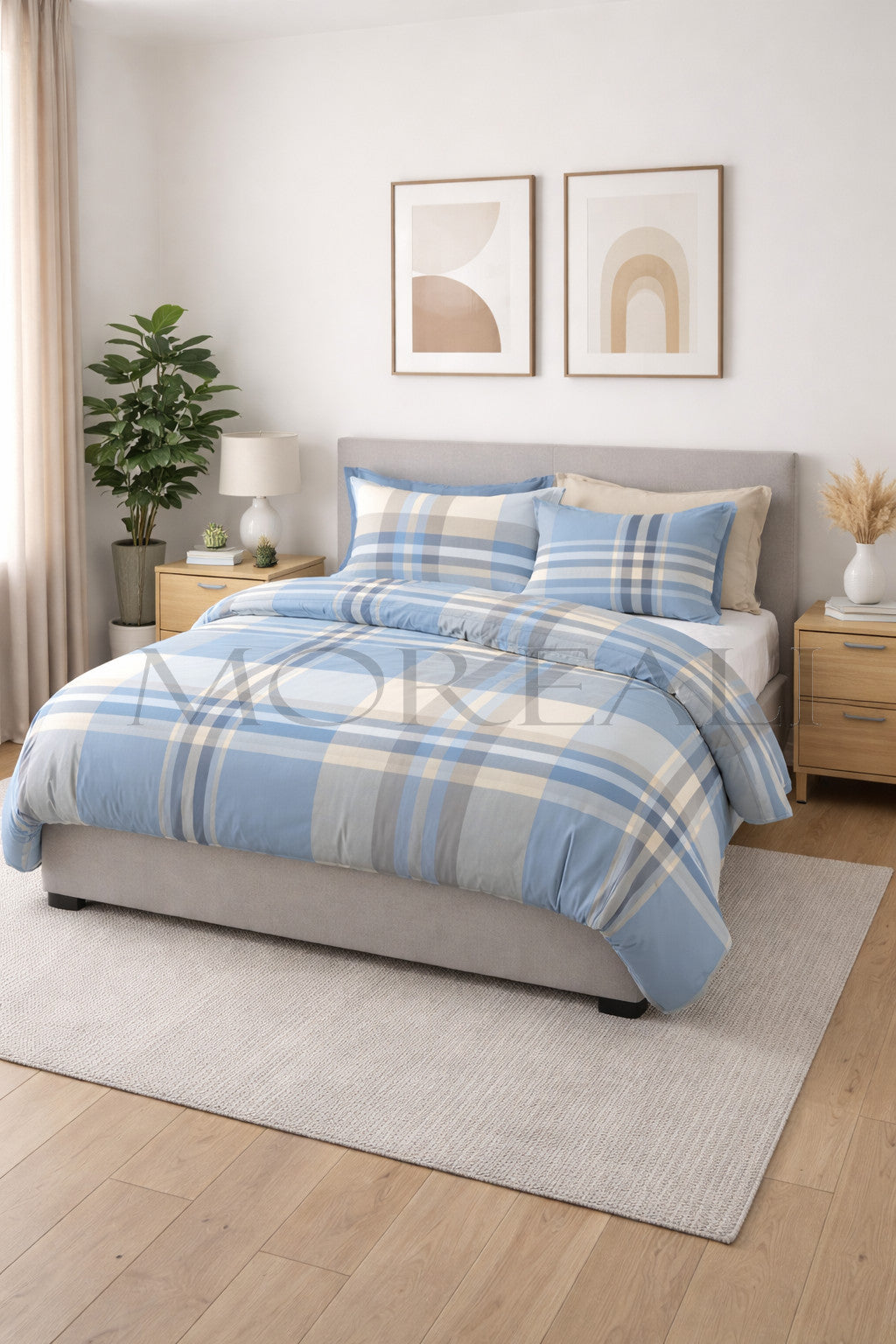 Parure Copripiumino BOSSI Dunbar Letto Bossi Matrimoniale Tinto Filo