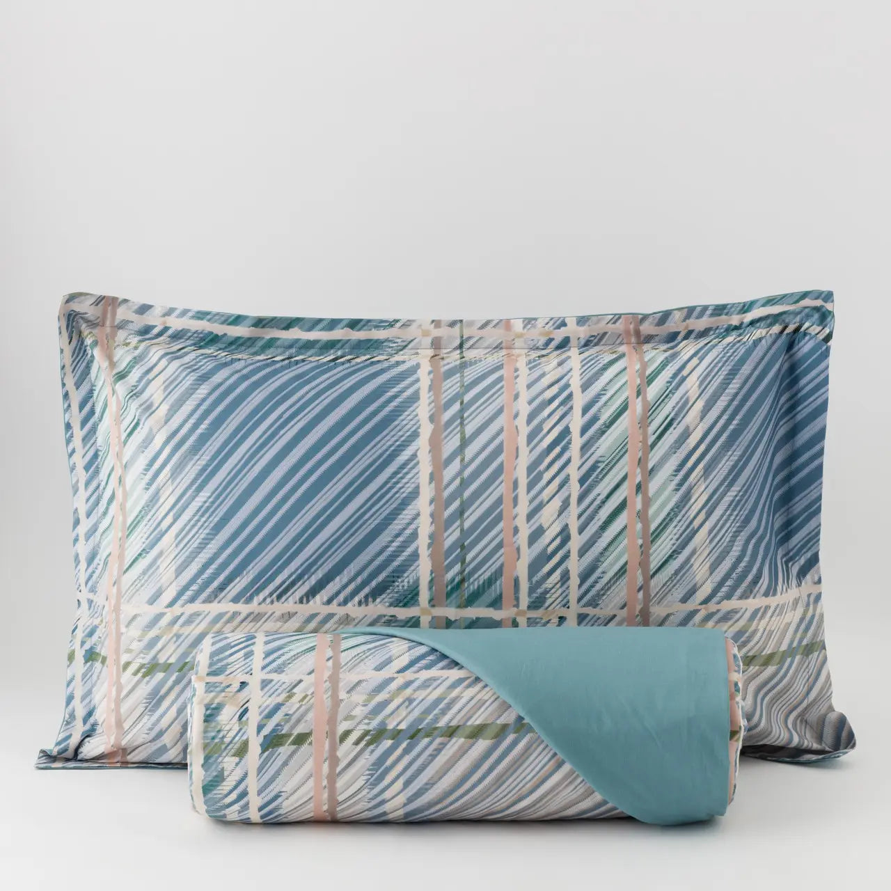 Completo Lenzuola Copriletto Percalle Stampa Digitale Yuta Letto Riviera Matrimoniale Carta da Zucchero