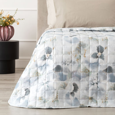 Trapuntino in Raso 300TC Stampa Digitale AMIRA Letto Reevèr Matrimoniale Onice