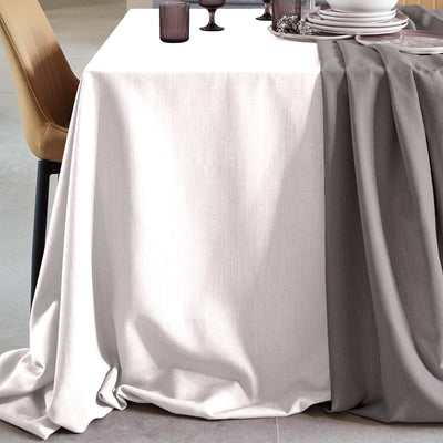 Tovaglia Antimacchia Morbida NO-STRESS Cucina Moreali Tessile Casa 6 Posti 155x180 Bianco