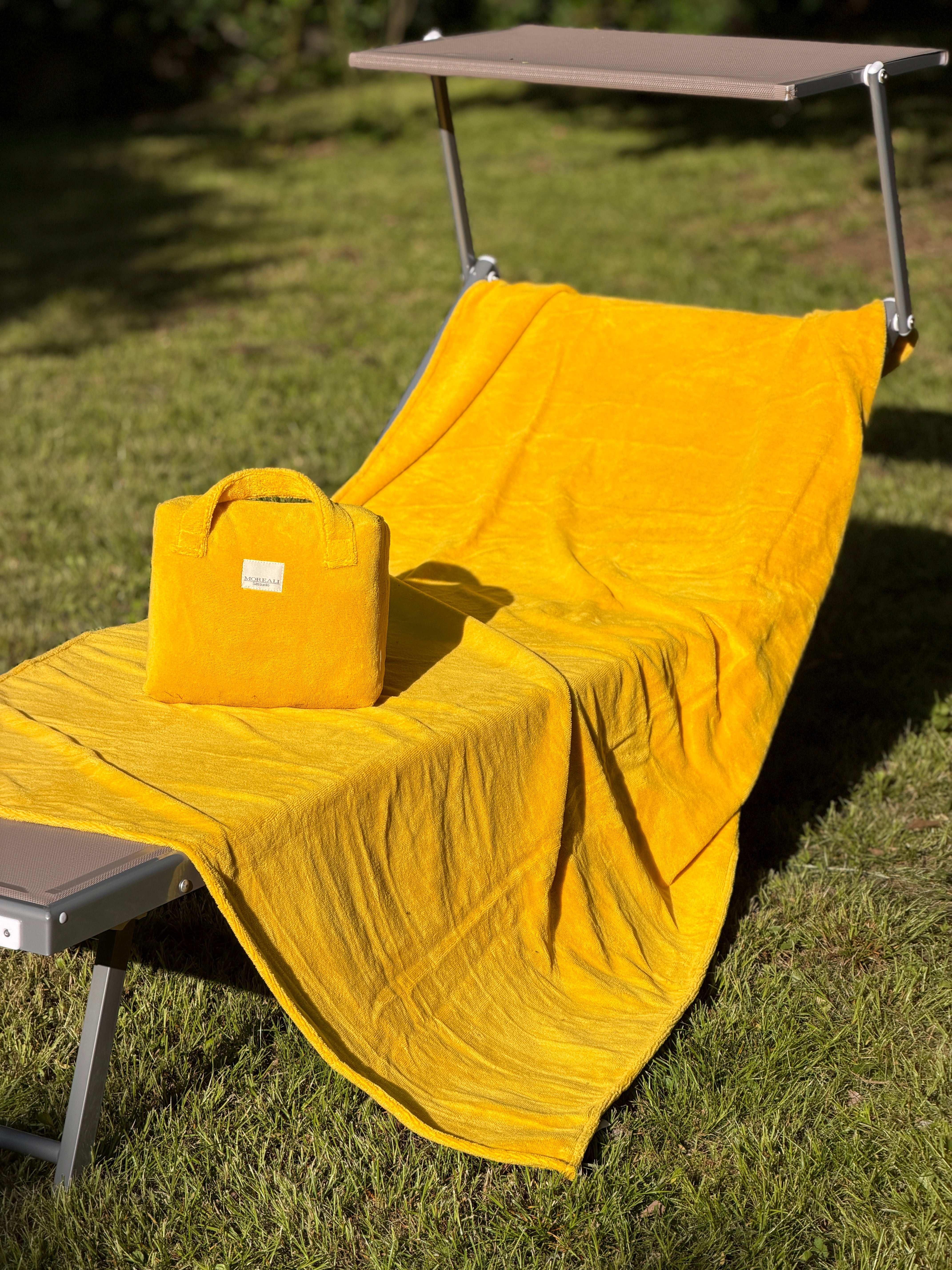 Telo Mare/Doccia + Bag BAMBOO Bagno Moreali Tessile Casa