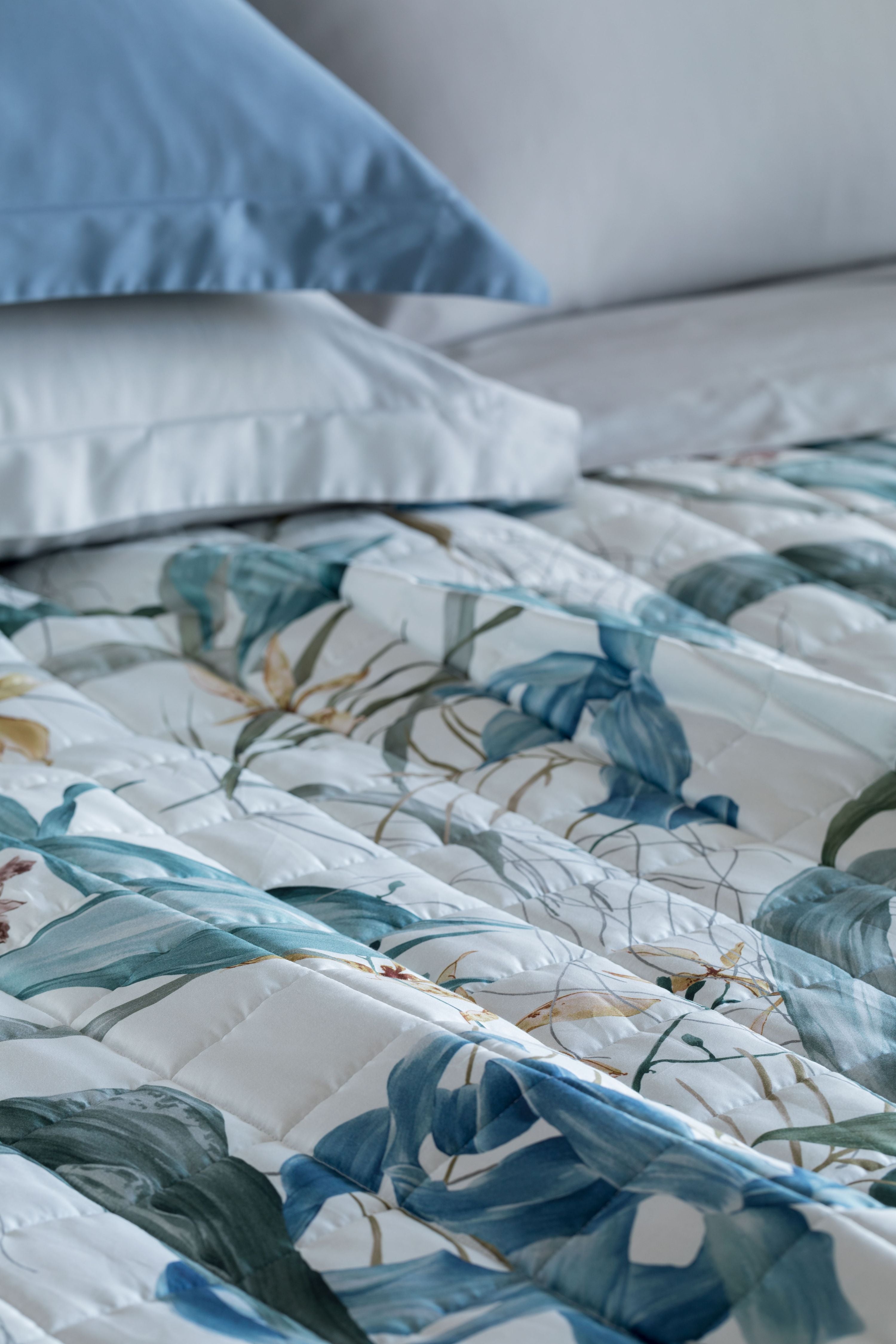 Trapuntino in Raso 300TC Stampa Digitale PREZIOSA Letto Reevèr