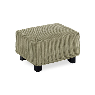 Copri Puff Multi-Stretch Soggiorno Belmarti Piccolo 40-65 cm Tortora