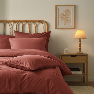 Parure Copripiumino No-Stiro PONPON Letto Moreali Tessile Casa