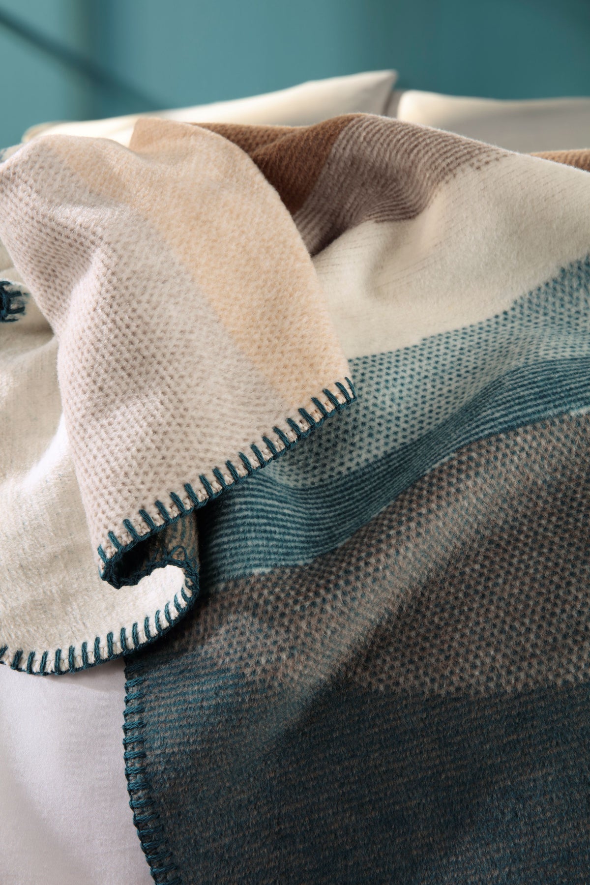 Plaid/Coperta in Caldo Cotone ICELAND HORIZON Soggiorno Borbo