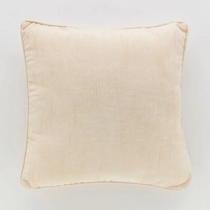 Cuscino Arredo Ciniglia Fiammata Lorey Soggiorno Riviera 50 x 50 Bianco Antico