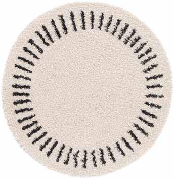 Tappeto Soggiorno Rotondo Kalos Soggiorno Moreali Tessile Casa Ø 160 Panna