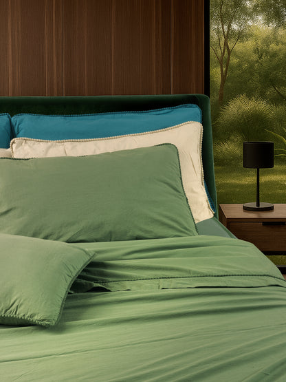 Parure Lenzuola No-Stiro PONPON Letto Moreali Tessile Casa