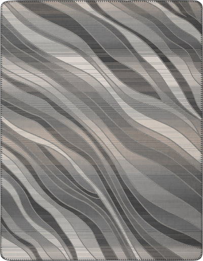 Plaid Caldo Cotone Flower Love Silver Soggiorno Borbo