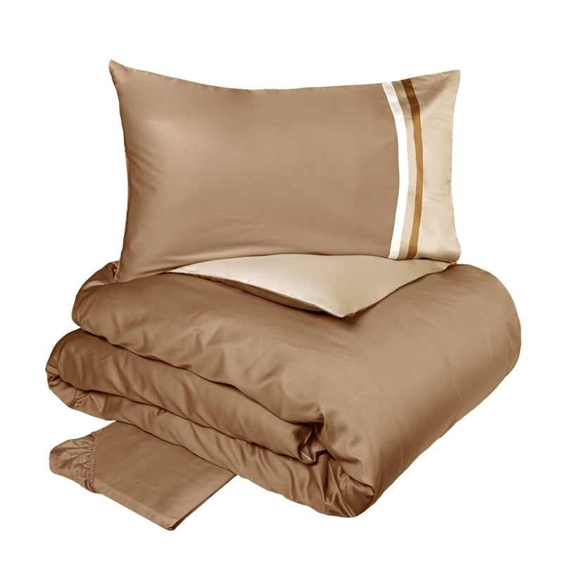 POPUP - Completo Copripiumino Balza 3 Bordi Raso 300TC KUBRIC 60 Letto Fazzini