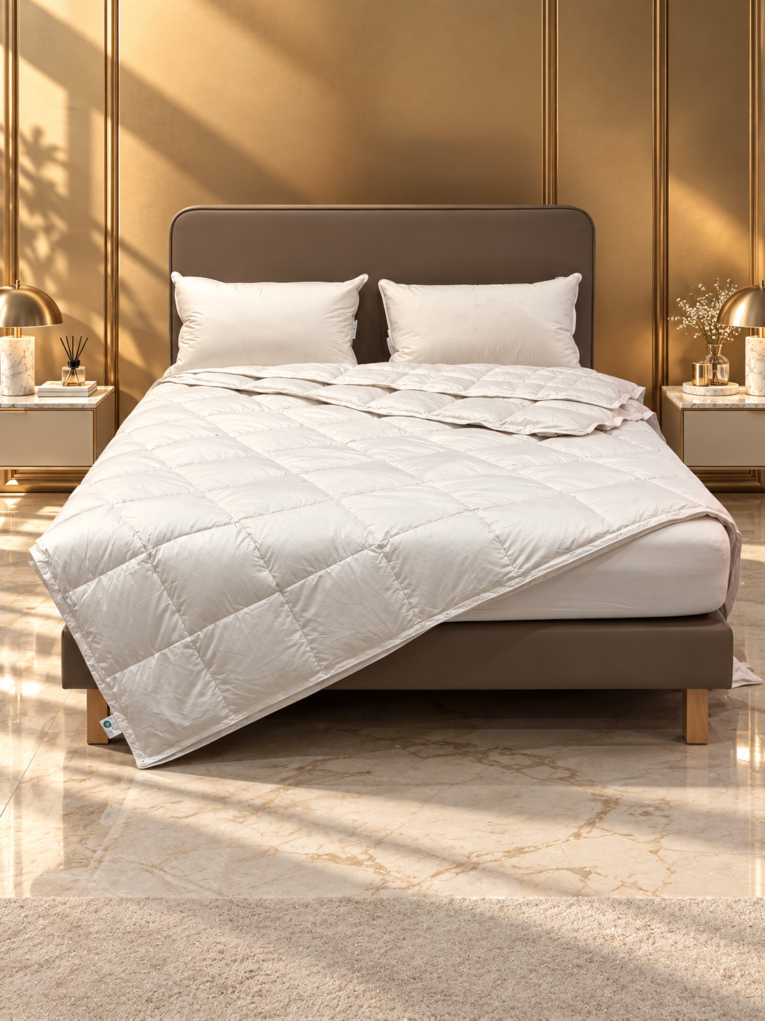 Piumino d'oca Ungherese 800 CUIN - IMPERIALE Letto Cinelli x Moreali Matrimoniale 250 x 215 4 Stagioni