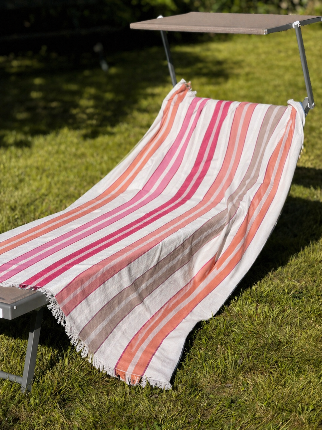 Telo Mare Spugna/Cotone CINQUE TERRE Rosa