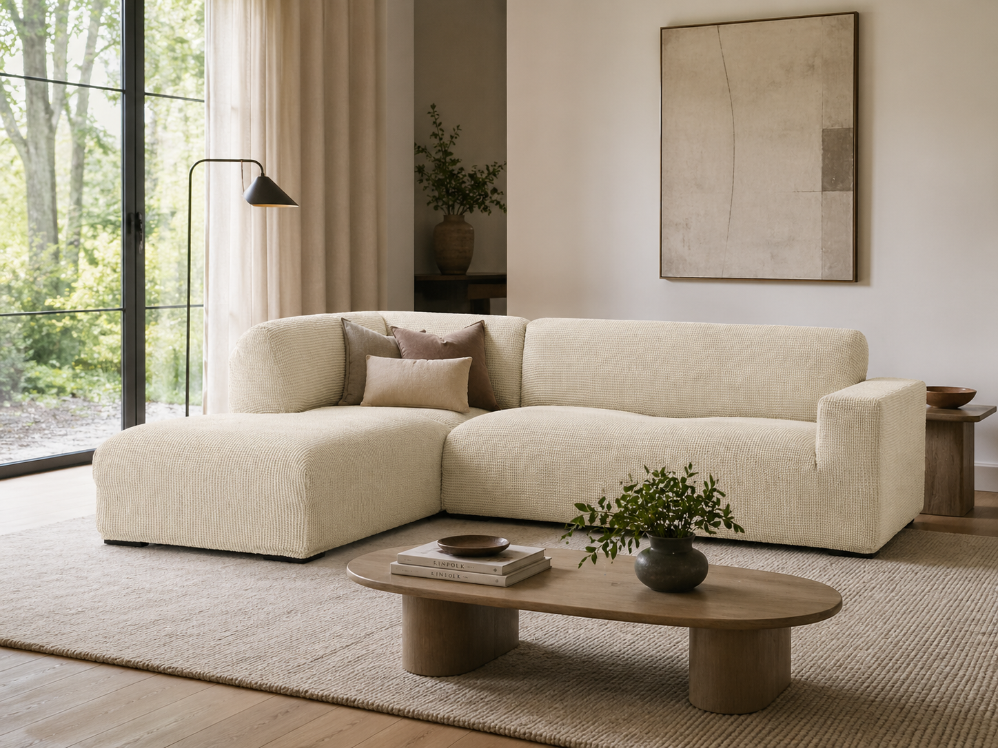 Copridivano Chaise Longue Bracciolo Alto Soggiorno Belmarti