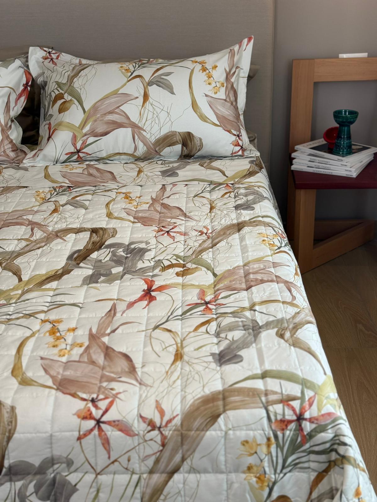 POPUP - Trapuntino in Raso 300TC Stampa Digitale PREZIOSA Letto Reevèr