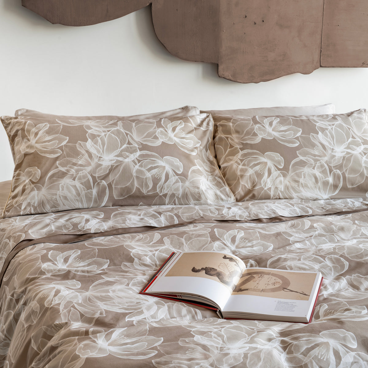 Completo Lenzuola Copriletto Percalle Supersoft SERENA Letto Galizzi Matrimoniale Ecrù