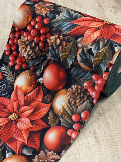 Tappeto Da Cucina al Metro Stella Soggiorno Moreali Tessile Casa 52 cm Natalizio