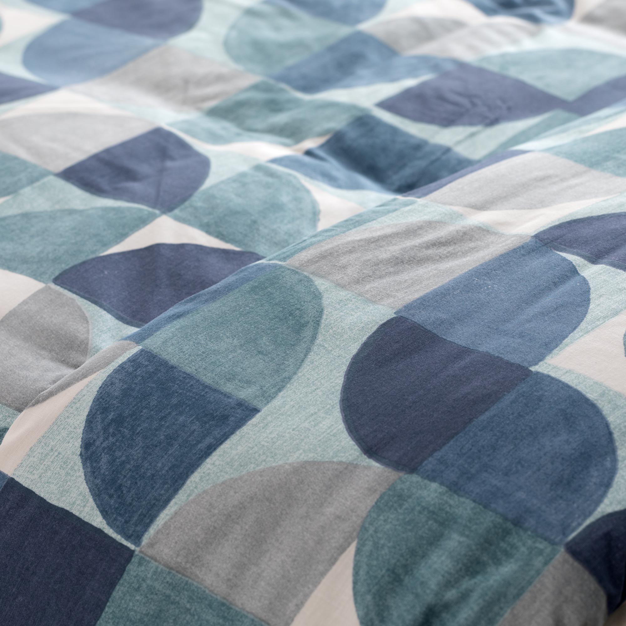 Parure Copripiumino Cotone Stampato Cassio Letto Riviera